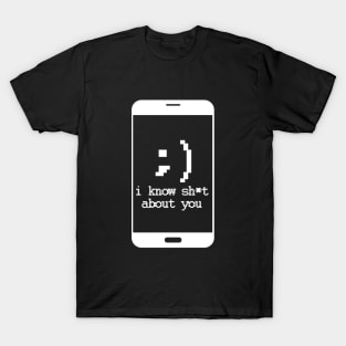 Phone Blackmail (white) T-Shirt